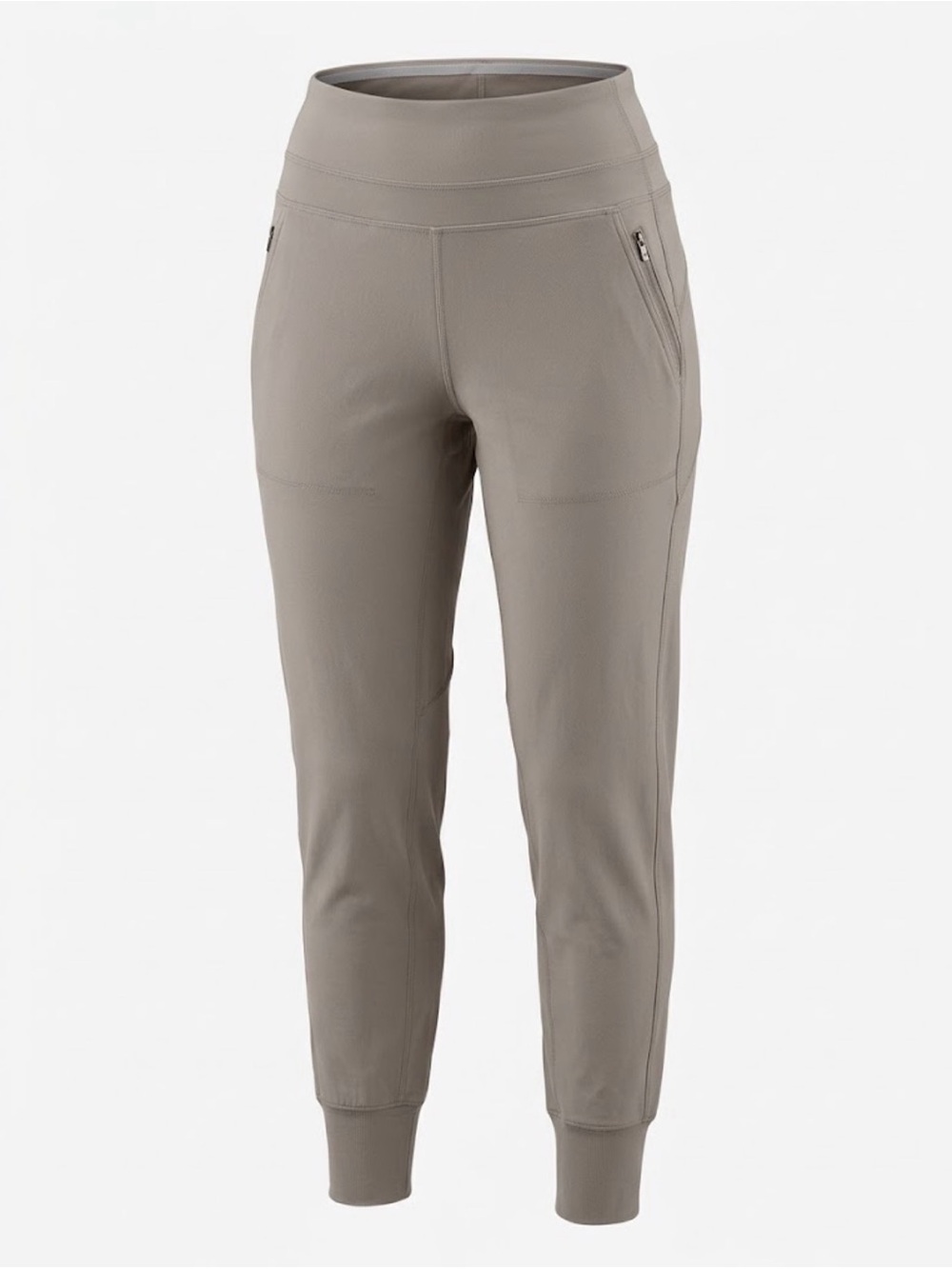 Athleta women’s XS wide waistband beige joggers lounge comfort active gym pants